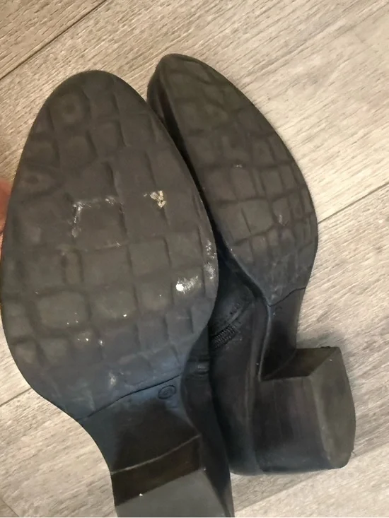 MJUS Anthropologie Black Women's Ankle Boots size 41 heeled booties - Picture 9 of 12